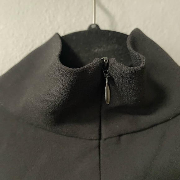 NWOT Zara High Neck Long Sleeves Maxi Dress in Black. Size Small - Picture 7 of 9